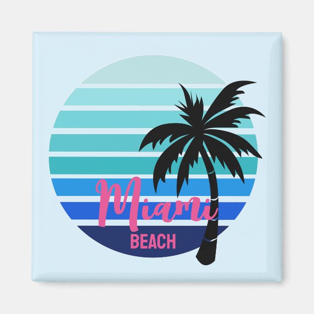 Miami Beach  Magnet (Front)