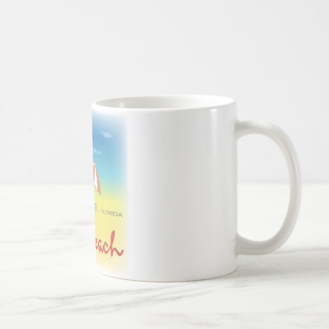 Miami Beach Palms Coffee Mug (Right)