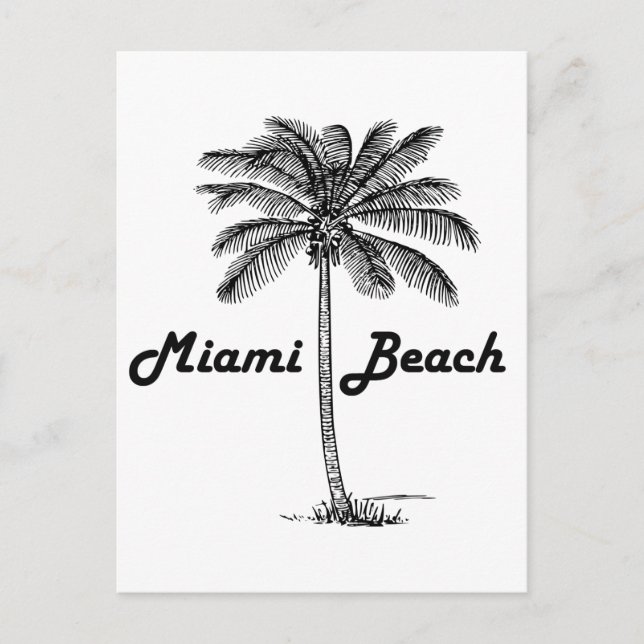 Miami Beach Postcard (Front)
