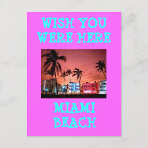 MIAMI BEACH POSTCARD