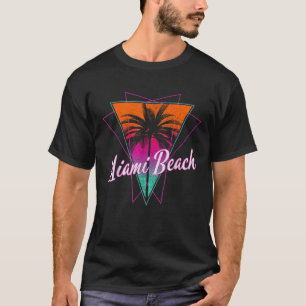 Miami Beach Retro Florida USA America Souvenir Gif T-Shirt