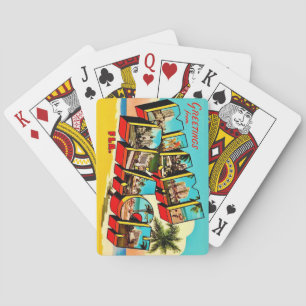 Miami Beach Retro Playing Cards