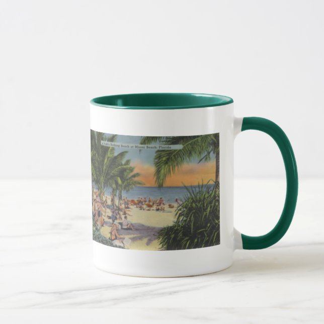 MIAMI BEACH SCENE mug (Right)