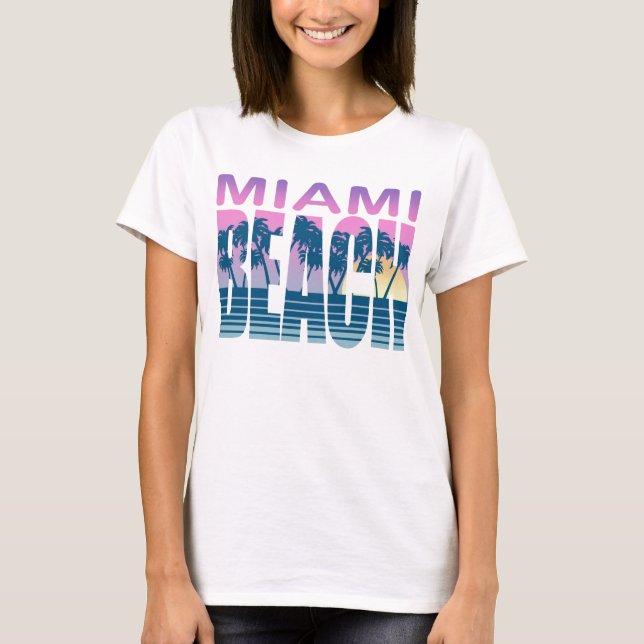 Miami beach T-Shirt (Front)