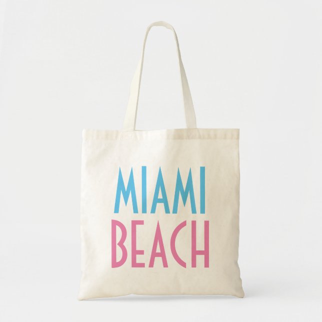 Miami Beach Tote Bag (Front)