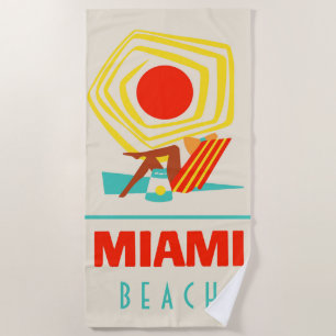 Miami Beach  Towel