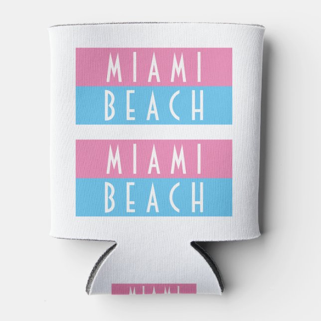Miami Beach Vice Can Cooler (Front)