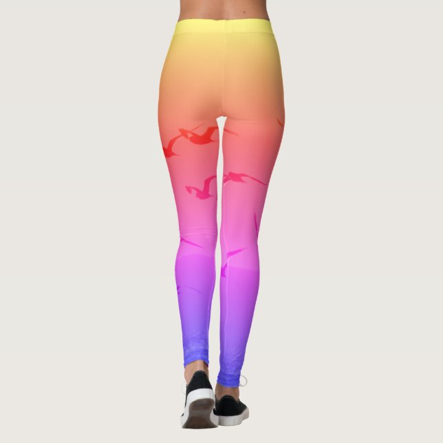 MIAMI BIRD FLIGHT LEGGINGS (Back)