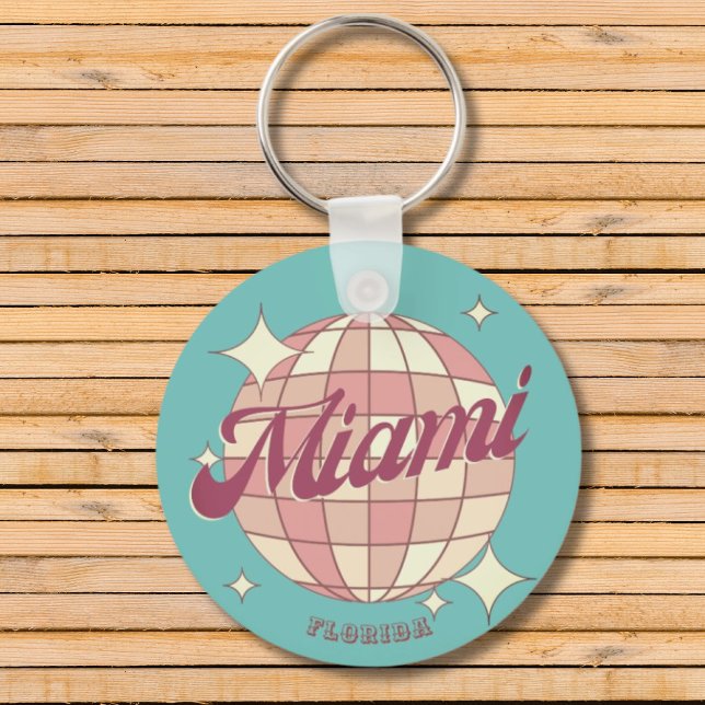 Miami City Florida holiday travel souvenir  Key Ring (Creator Uploaded)