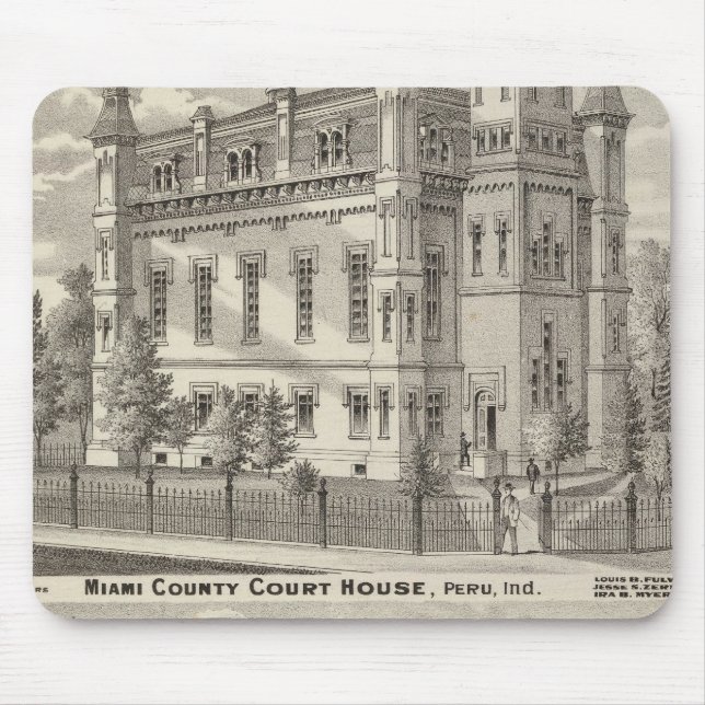 Miami County Court House Mouse Pad (Front)