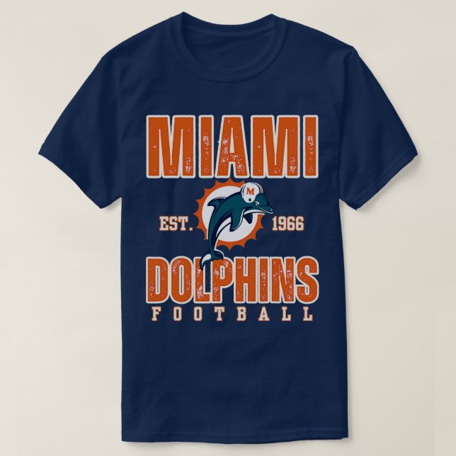 Miami Dolphins Retro TShirt (Design Front)