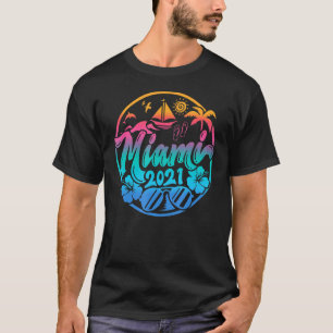 Miami Family Summer Vacation Beach Cruise Sunglass T-Shirt