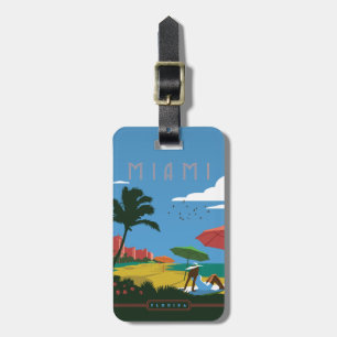 Miami, FL Luggage Tag