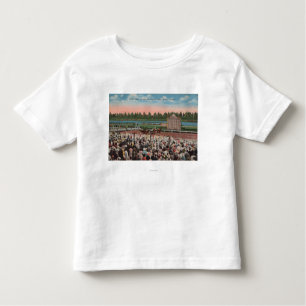 Miami, FL - View of Hialeah Park with Horse Toddler T-Shirt