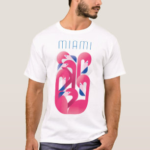 Miami Flamingo Colour T-Shirt