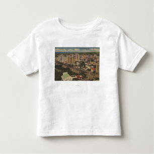 Miami, Florida - Aerial View of Downtown Toddler T-Shirt