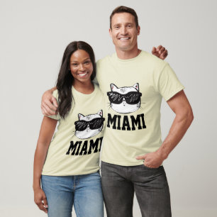 MIAMI Florida Cat T-shirts