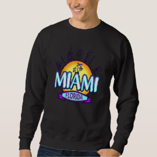 Miami Florida City Seal State Home Pride Dade Coun Sweatshirt