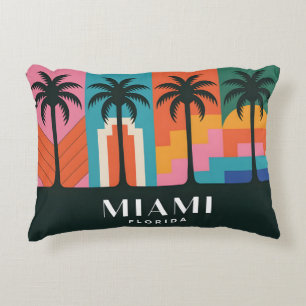 Miami Florida Decorative Cushion