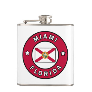 Miami Florida Hip Flask