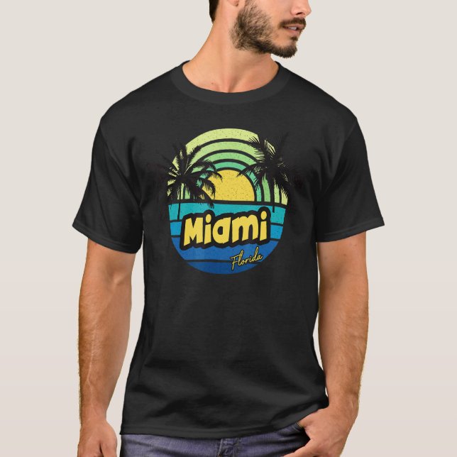 Miami Florida Island Vacation Summer Family Vacati T-Shirt (Front)