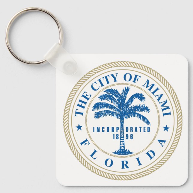 Miami Florida Key Ring (Front)