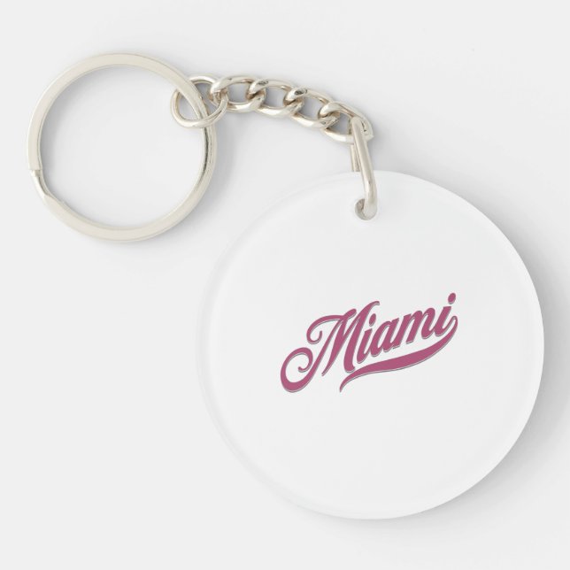 Miami Florida  Key Ring (Front)