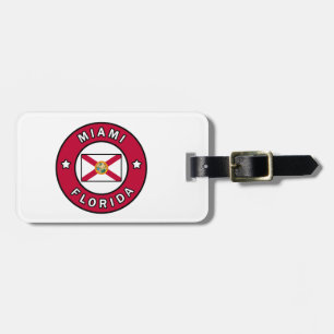 Miami Florida Luggage Tag