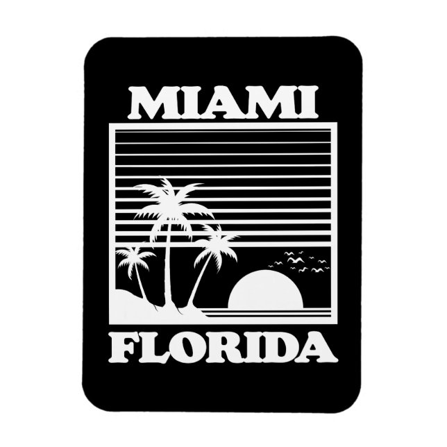 Miami,Florida Magnet (Vertical)