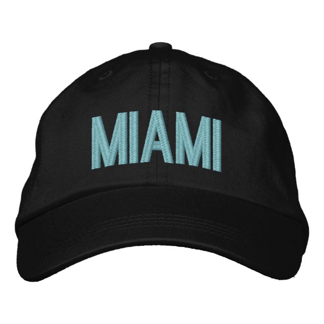 Miami Florida Personalised Adjustable Hat (Front)