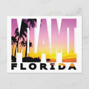 Miami, Florida Postcard