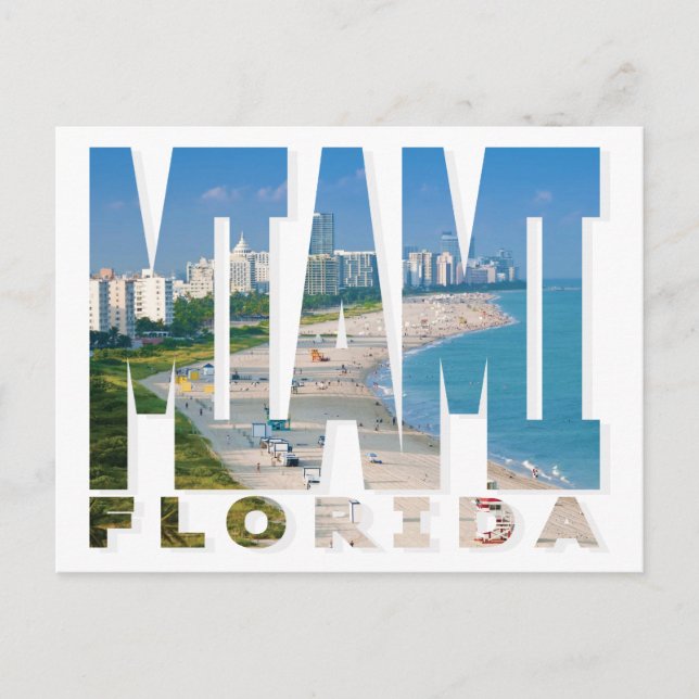 Miami, Florida Postcard (Front)