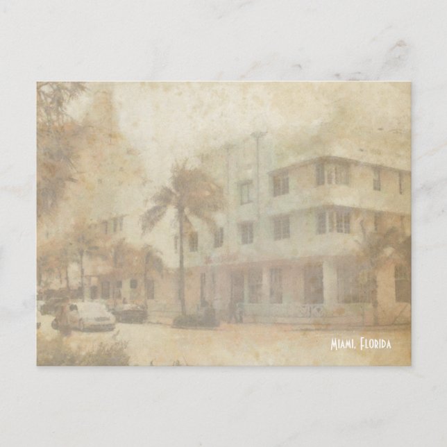 Miami Florida Postcard (Front)