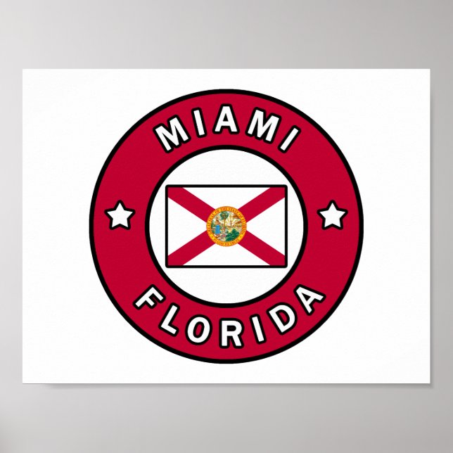 Miami Florida Poster (Front)