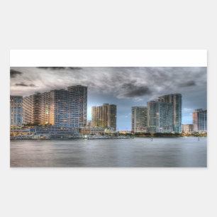 Miami, Florida Rectangular Sticker