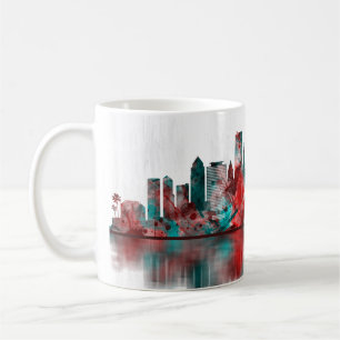 Miami Florida Skyline Coffee Mug