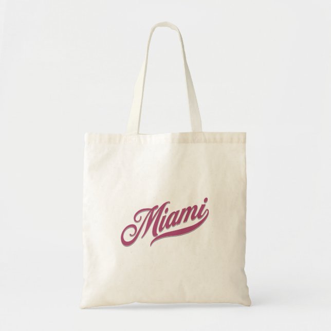 Miami Florida Tote Bag (Front)