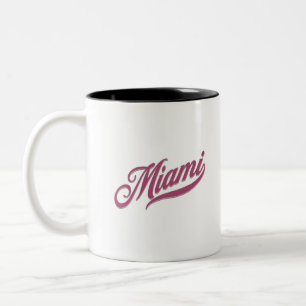 Miami Florida Two-Tone Coffee Mug
