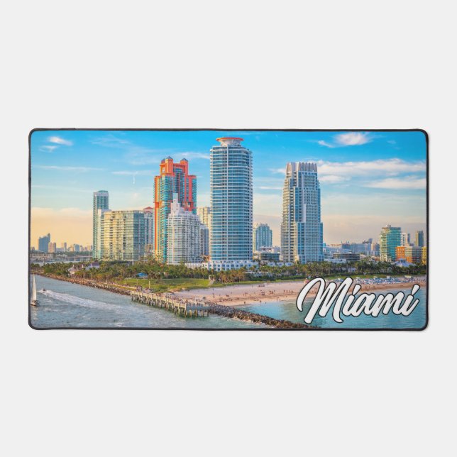 Miami, Florida, United States Desk Mat (Front)