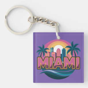 Miami Florida United States Key Ring