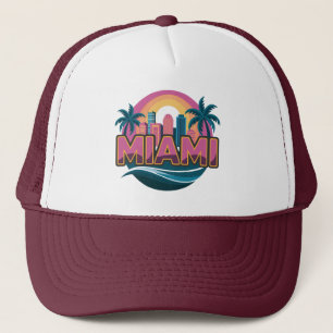 Miami Florida United States Trucker Hat