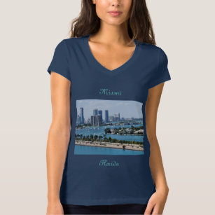 Miami Florida v-neck t shirt