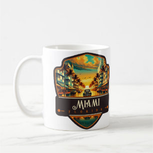 Miami, Florida Vintage Coffee Mug