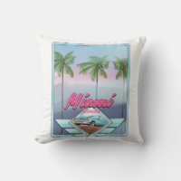 Miami Florida Vintage travel poster