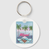 Miami Florida Vintage travel poster