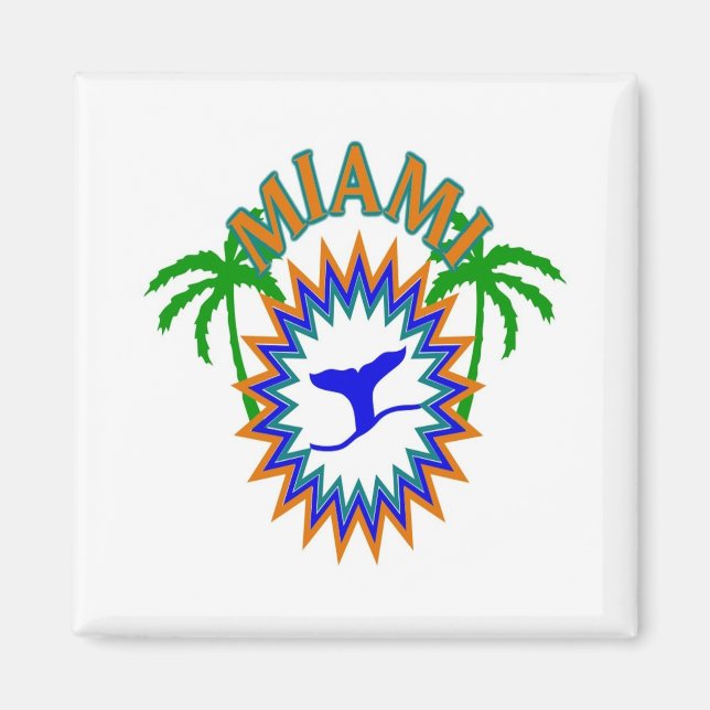 MIAMI FRIDGE MAGNET (Front)
