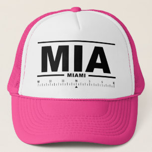 Miami International Airport MIA Trucker Hat