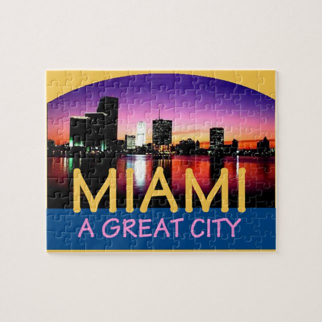 MIAMI JIGSAW PUZZLE (Horizontal)