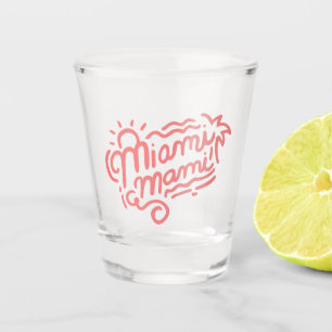 Miami Mami Bachelorettes Shot Glass