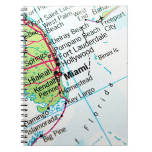 Miami Map Notebook